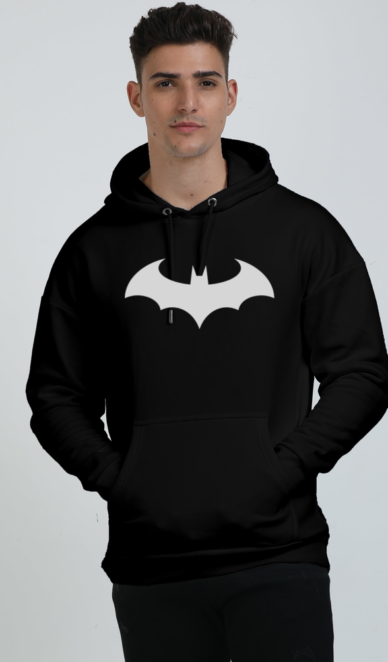 Batman | Premium White Hoodie