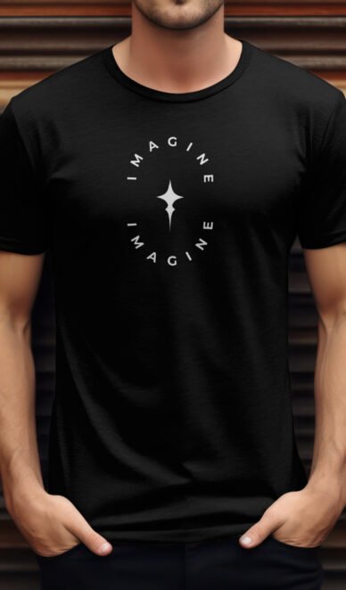 IMAGINE | Black tshirt by TrendyApes