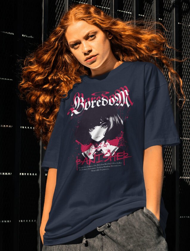Boredom | Womens Graphic Oversized Tshirt