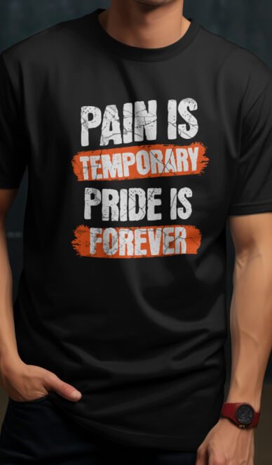 Pain Is Temporary | Premium Tshirt by Trendyapes