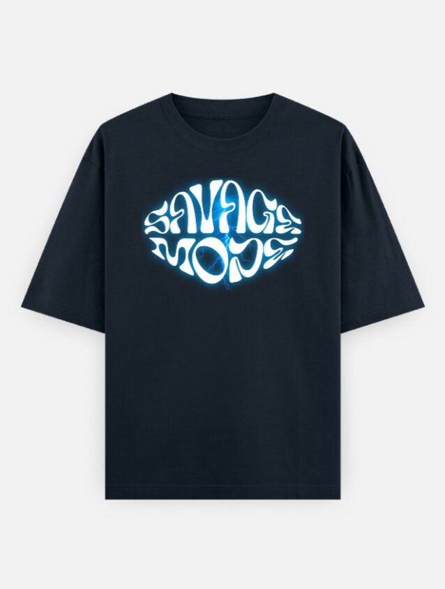 Savage Mode Oversized T-Shirt | Electric Graphic Streetwear Tee | 100% Cotton
